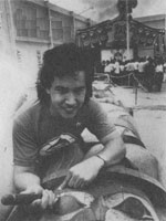 Clarence at work