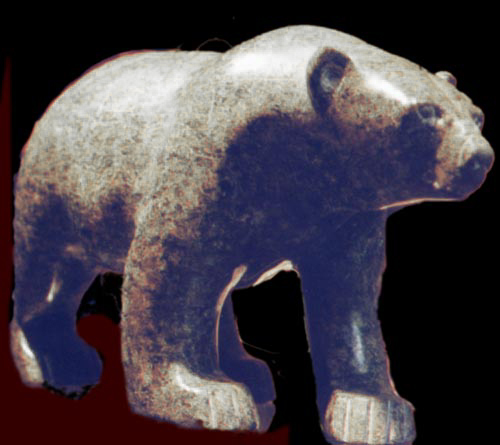 Bear Carving by Pauloosie Takpannie
