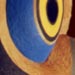 Side View of Tony Hunt Jr's Owl Mask