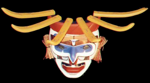 Top of Komokwa Mask by Ned Matilpi