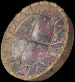 Back of Sun Design Drum